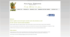 Desktop Screenshot of nauticaorganics.com